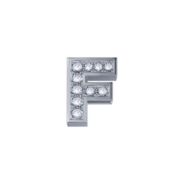 Donna Oro Elements Lettere Classiche in oro “F”