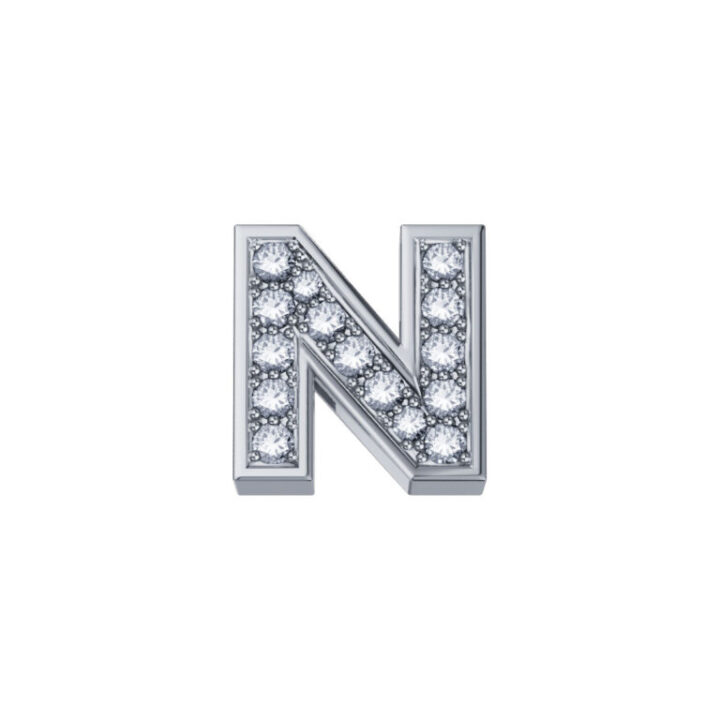 Donna Oro Elements Lettere Classiche in oro “N”
