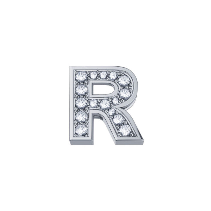 Donna Oro Elements Lettere Classiche in oro “R”
