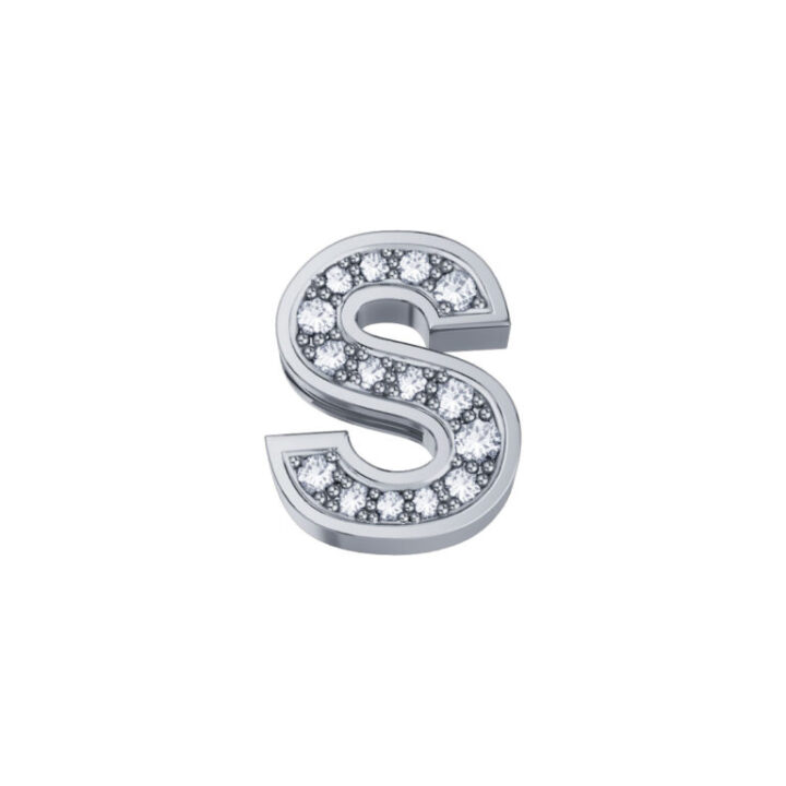Donna Oro Elements Lettere Classiche in oro “S”