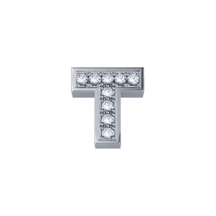 Donna Oro Elements Lettere Classiche in oro “T”