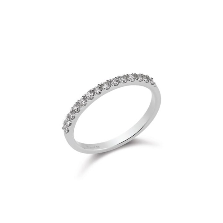 Veretta in oro bianco DHAV9432.022 collezione "Luce" di Donna Oro