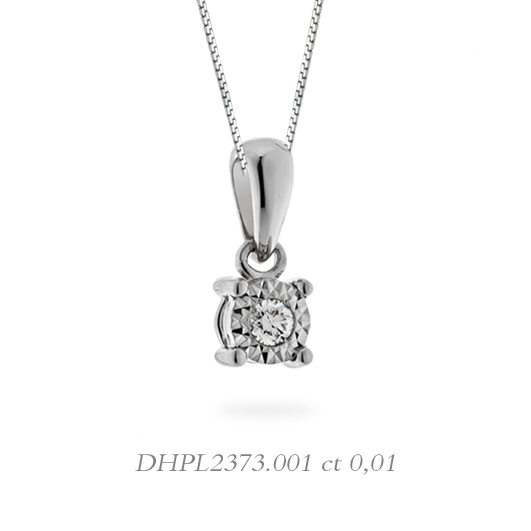 Collana punto luce DHPL2373 collezione "Luce" di Donna Oro