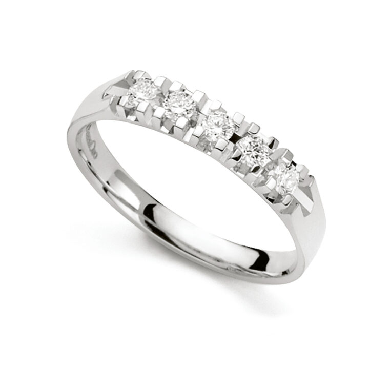 Veretta in oro bianco e diamanti DKAV7624 Donna Oro Jewels