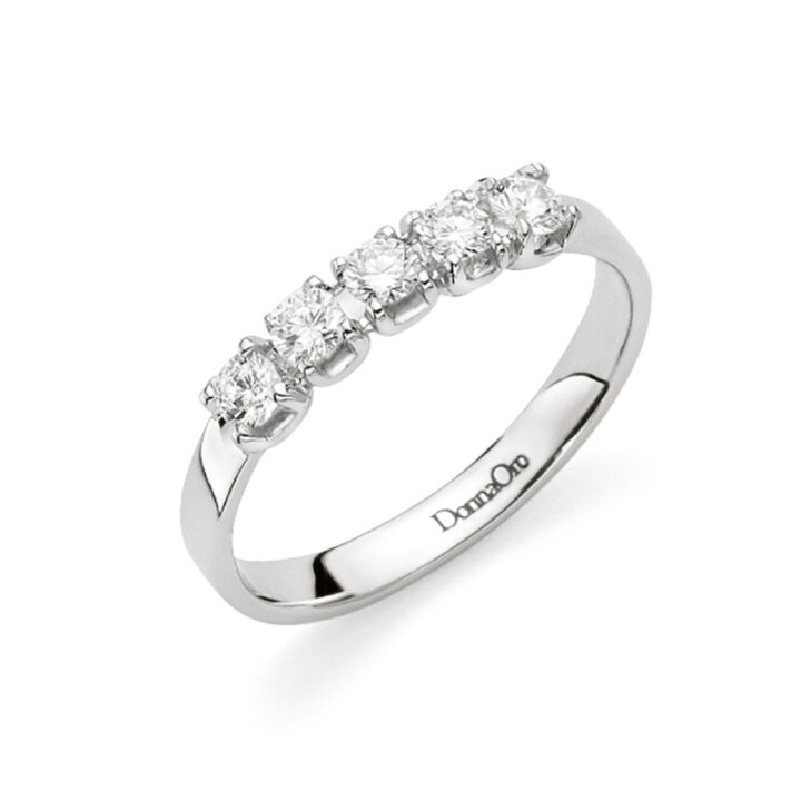 Veretta in oro bianco e diamanti DKAV7662.035 Donna Oro Jewels