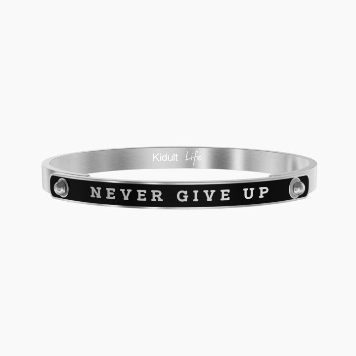 Bracciale Kidult NEVER GIVE UP | TENACIA
