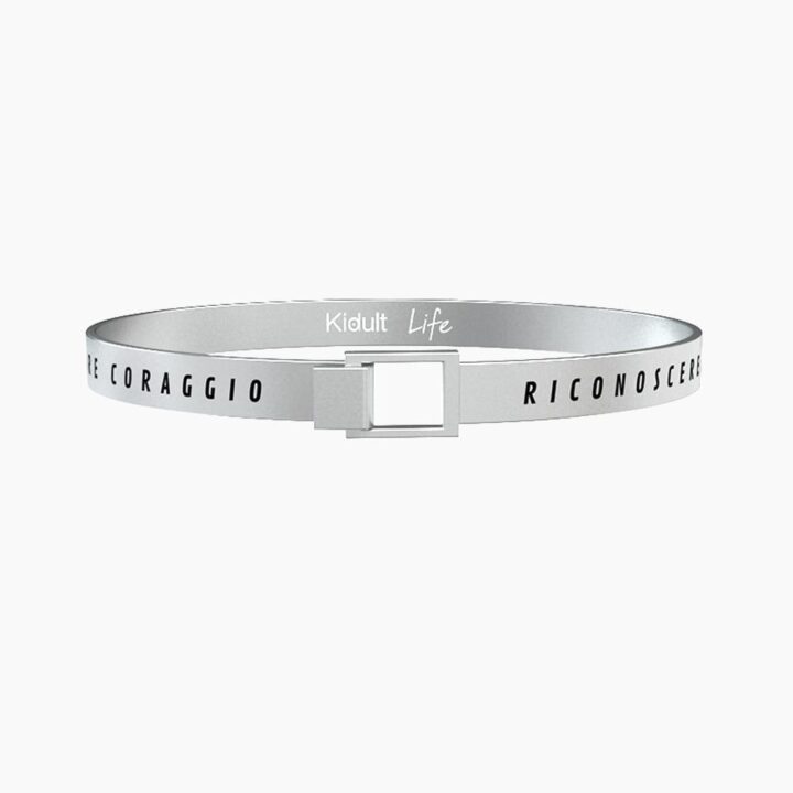 Bracciale Kidult RICONOSCERE DI AVERE PAURA …