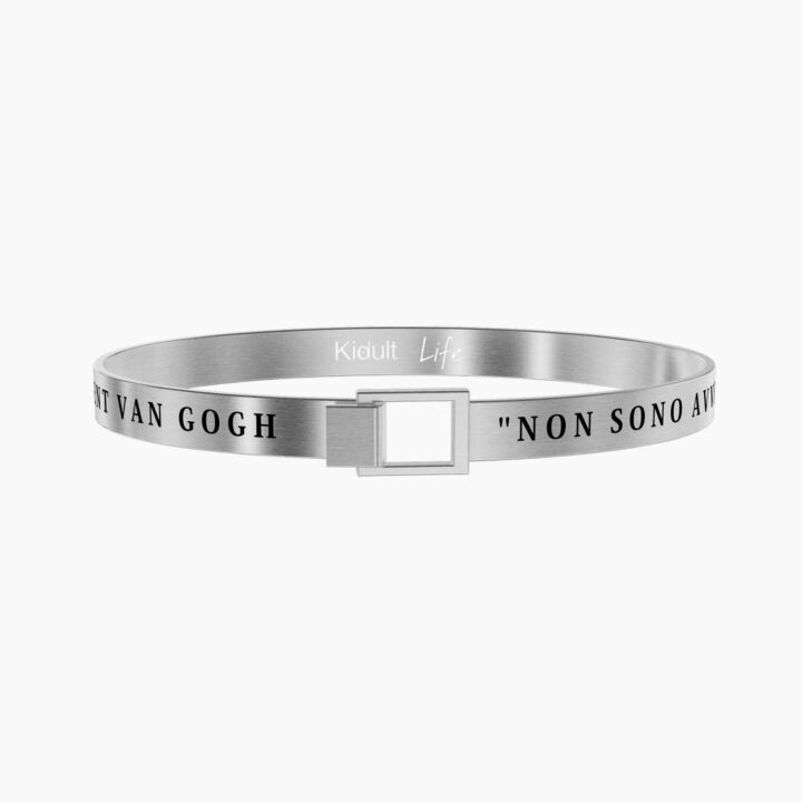 Bracciale Kidult NON SONO AVVENTURIERO … V. V. GOGH