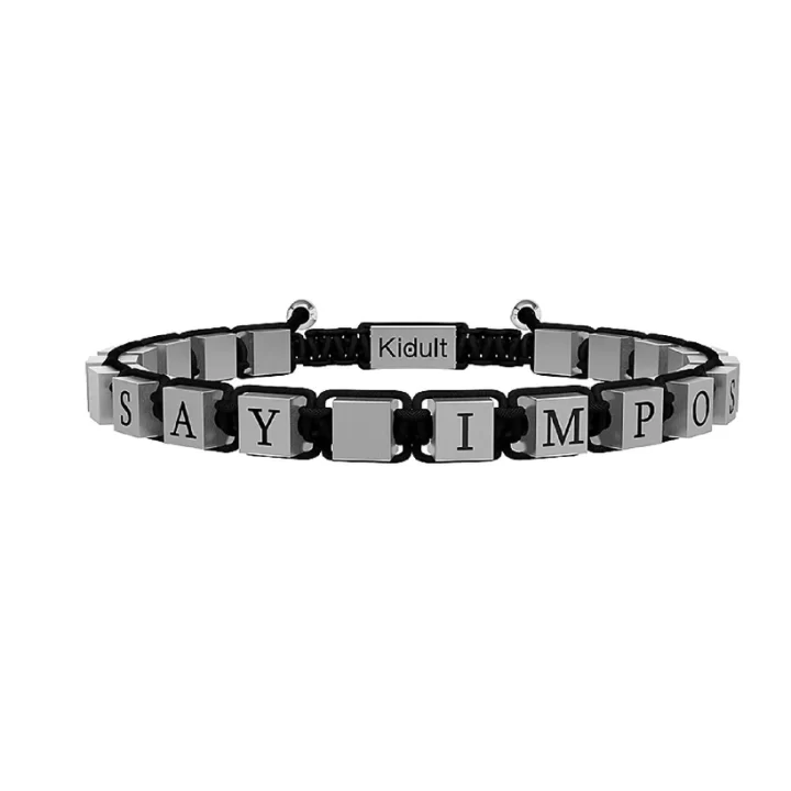Bracciale Kidult NEVER SAY IMPOSSIBLE