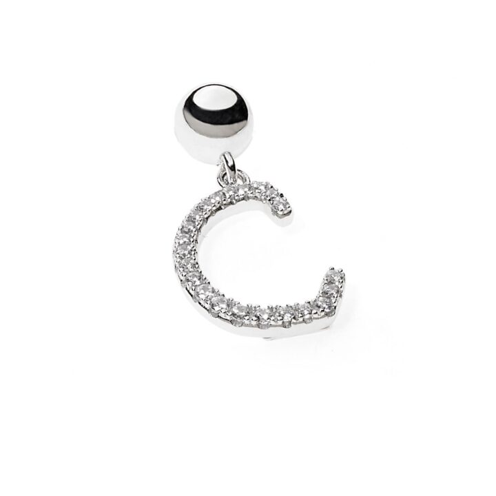 Bracciale Ambrosia perle con iniziale "C"