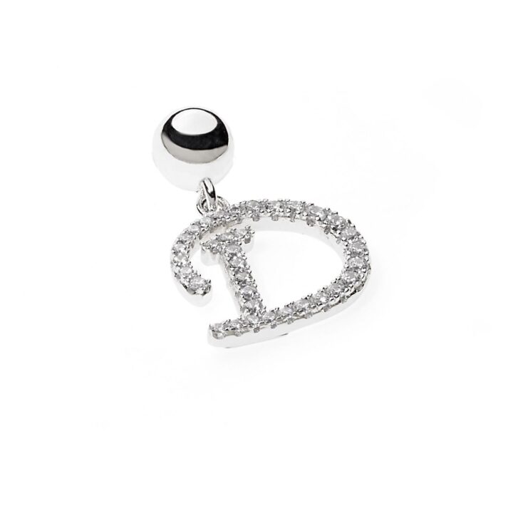 Bracciale Ambrosia perle con iniziale “D”