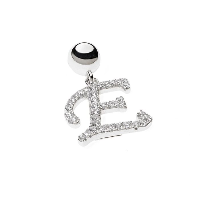 Bracciale Ambrosia perle con iniziale “E”