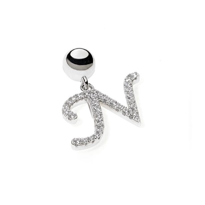 Bracciale Ambrosia perle con iniziale “N”