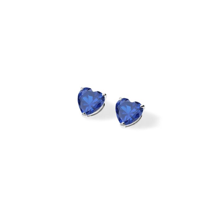 Orecchini Ambrosia con zirconi blu e bianchi