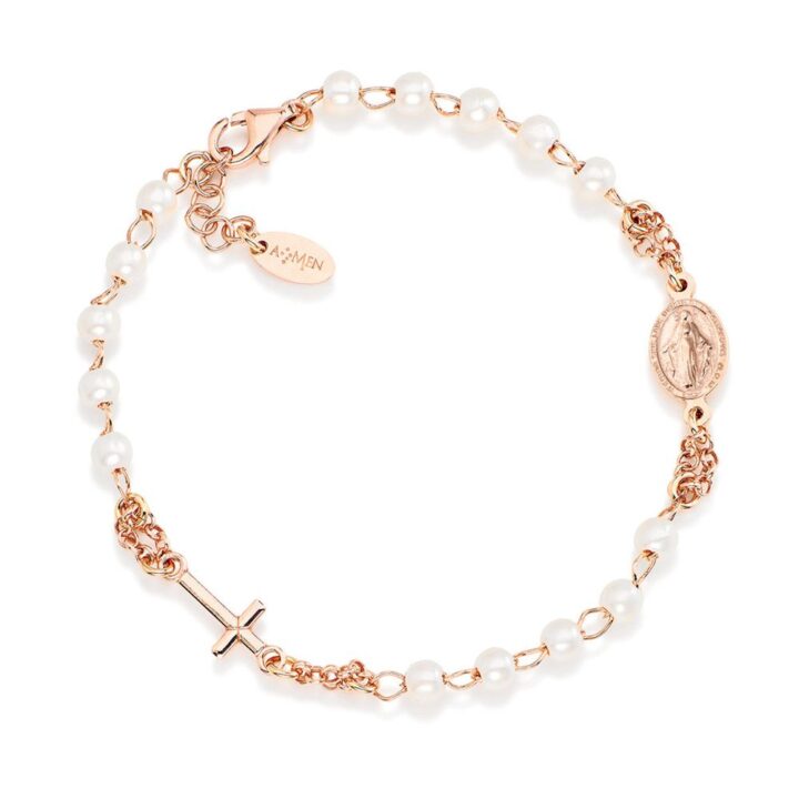 Bracciale AMEN Rosario con perle