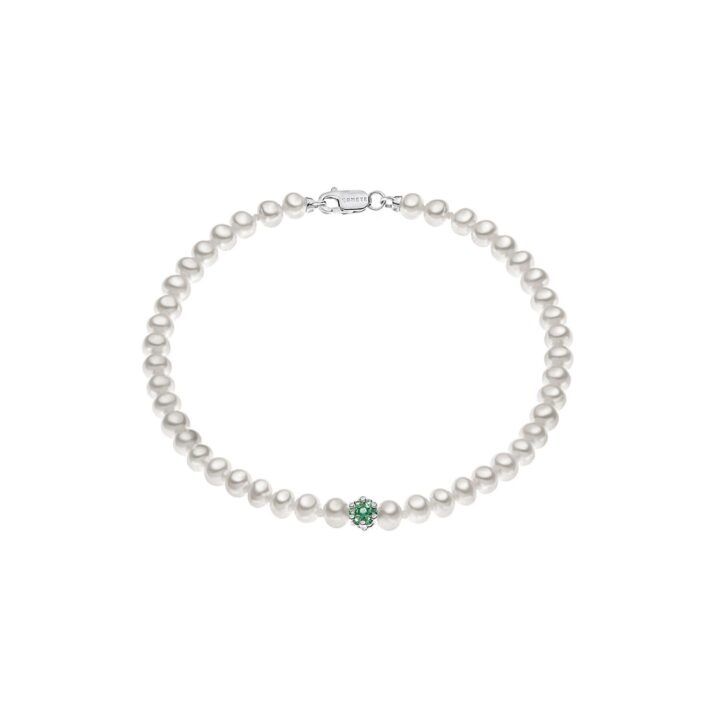 Bracciale Comete Perle e Smeraldo
