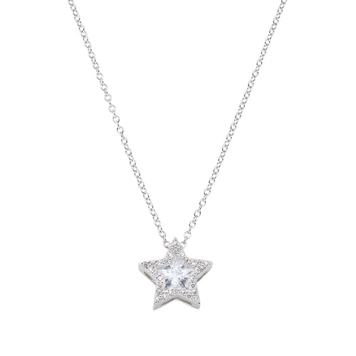 Collana AMEN Stella con zirconi bianchi
