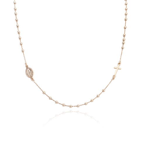 Collana AMEN Rosario oro rosa
