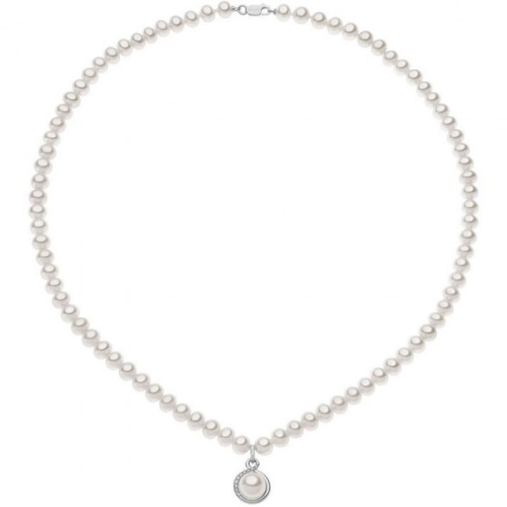 Collana Comete Perle e Diamanti
