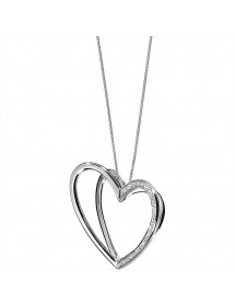 Collana Comete Cuore con Diamanti
