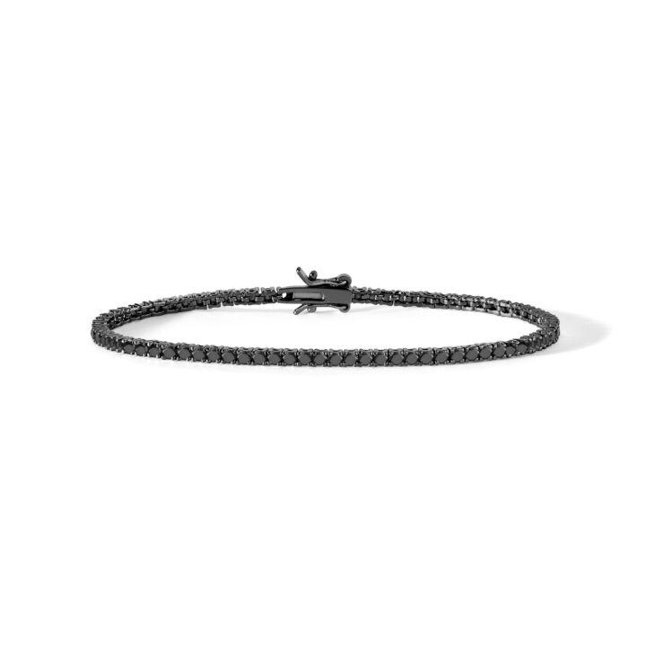 Bracciale Comete Tennis con zirconi neri