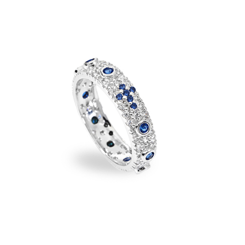 Anello Amen Rosario Zirconi Pavè
