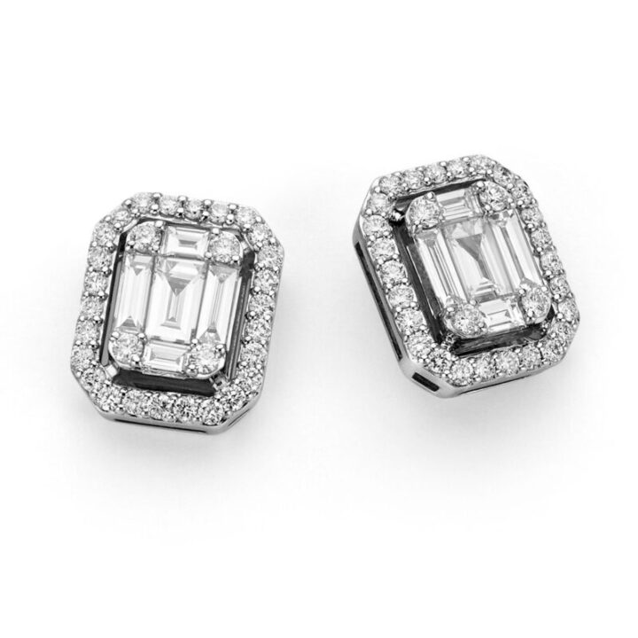 Orecchini in oro bianco con diamanti DFOF9088.040 collezione "Fascino" Donna Oro Jewels