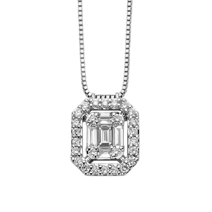 Collana con diamanti DFPF9087.020 collezione "Fascino" Donno Oro Jewels