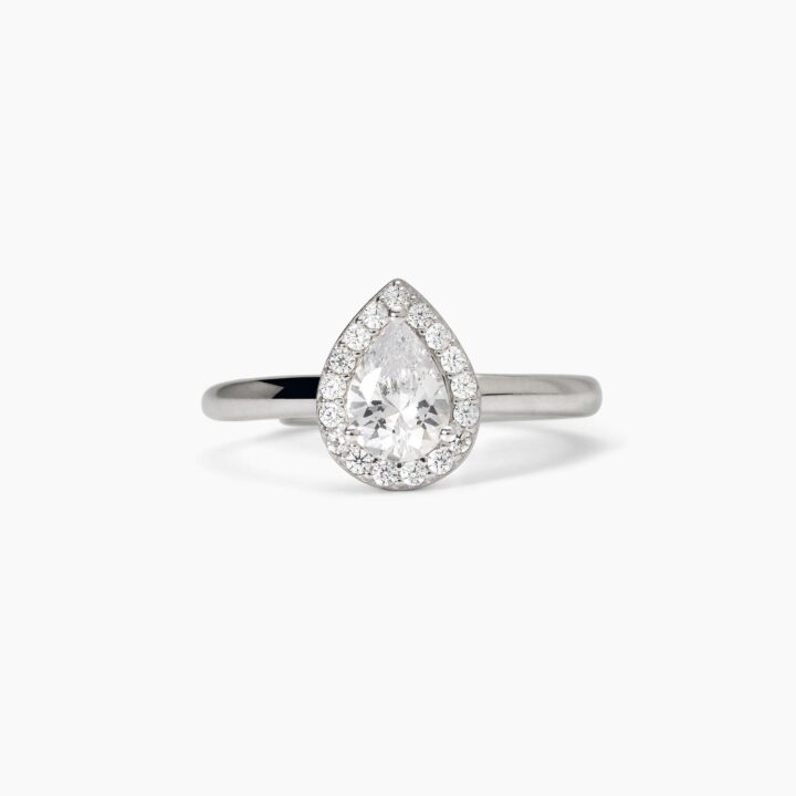 Anello Mabina in argento con zirconi bianchi COOL OR RÉTRO?