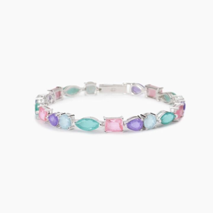 Bracciale Mabina con fusion stone multicolor SANTORINI