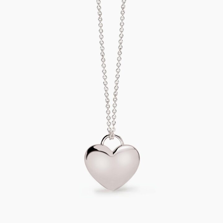 Collana Mabina in argento con ciondolo cuore Feeling