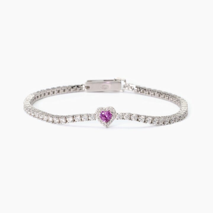 Bracciale tennis Mabina donna con tormalina sintetica Love Affair